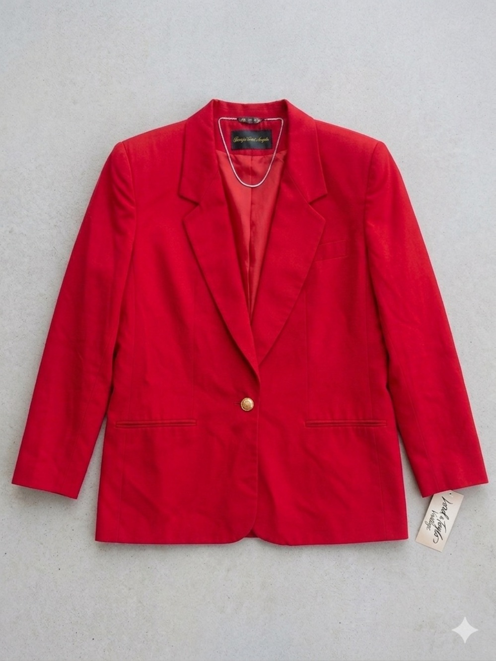 Giorgio Sant’Angelo Red Blazer - M/L